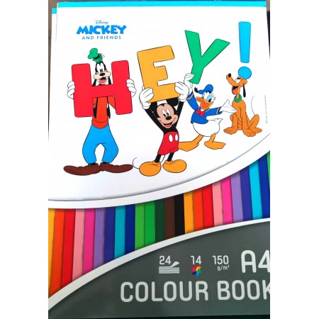 Színes papírtömb Mickey 3D...